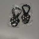 2 Pair Non-Slip Ice Snow Spikes for Walking,Universal Snow Traction Cleats for Shoes,Boot,Durable 5 Steel Ice Shoes Grips