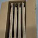 Mini Clipboards, 16 Pack 6" x 9" Small Clipboards Bulk, Wooden Memo Mini Clip Boards with Low Profile Clip, Hanging Loop for Office Home Classroom Supplies
