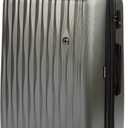 SwissGear 7272 Energie Expandable Hardside Luggage with Spinner Wheels and TSA Lock, Gunmetal, Checked-Large 27-Inch