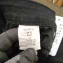 Ettelo Dark Wash Black Mid Rise Stretch 5 Pocket Wide Leg Denim Jeans Womens 16