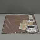 Mat for Coffee Bar 16"x12"  0.30in Thick Non-Slip Rubber Countertop Protector, Spill-Proof Durable Kitchen Counter Mat. Glass Drying, Barista Coffee Bar Accessories. (Warm Taupe)