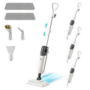 Steam Mop, MultiPurpose Steam Cleaner for Home with Handheld Steamer Mops Accessories Pet Steam Mop Cleaner for Floor Cleaning, Hardfloor, Tile for Whole Home Use