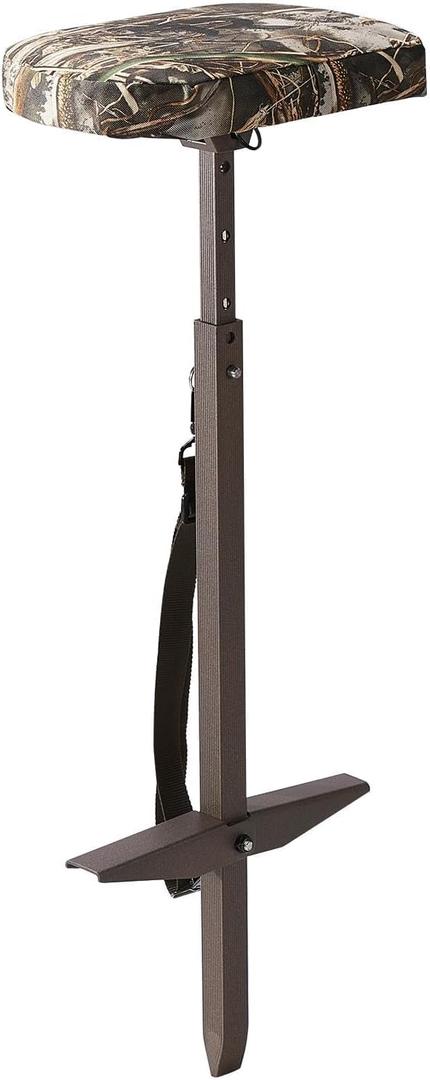 TR Mud Seat, Padded Camo Marsh Seat, Folding Hunting Seat, Waterfowl Duck Hunting Gear, Outdoor and Camping Gear