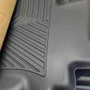 YITAMOTOR Floor Mats for 2019-2026 Chevrolet Silverado/GMC Sierra 1500 & 2020-2026 Chevy Silverado/GMC Sierra 2500HD/3500HD Crew Cab With Underseat Storage Box Bucket Seat, 1st & 2nd Row, Black