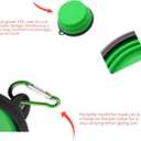 Dog Bowl Pet Collapsible Bowls, 5 Pack Collapsible Dog Water Bowls for Cats Dogs, Portable Pet Feeding Watering Dish for Walking,Traveling with 5 Carabiners