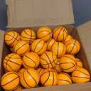 60 Pcs Mini Basketball Stress Balls Mini Basketball Party Favor 2.5'' Inch Mini Foam Sports Ball Squeeze Ball Anxiety Stress Relief for Basketball Party Sports Game Kid Prize Carnival School Gift