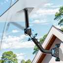 Gen 3 Adjustable Starlink Mount, 360 Rotation, 180 & 45 Tilt Heavy-Duty Metal Starlink Pole Mount Kit, Retractable, Easy Installation, Rust-Proof, Weather-Resistant for Concrete and Wooden Walls