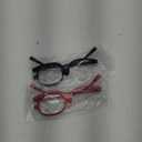 2 Pack Makeup Reading Glasses for Women Magnifying Flip Down Cosmetic Readers with Spring Hinge +2,75