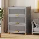 3 Tier Large Storage Bins with 1 Lid