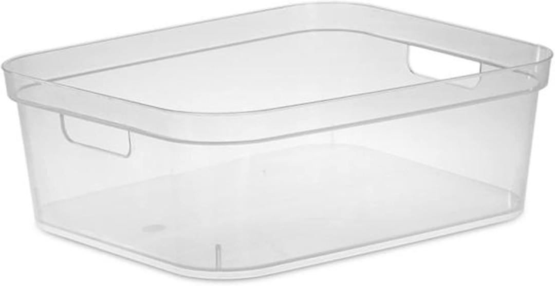 Sterilite BIN Storage Clear Short 13248608