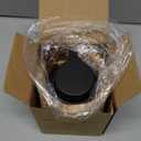 BosilunLife Black Soap Dispenser - Ceramic Dish Soap Dispenser for Bathroom 12ounce Refillable Liquid Hand Dispenser for Essential Oil, Lotion Dispenser with Pump (Rubber Paint)