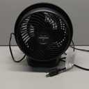 Vornado 530 Compact Whole Room Air Circulator, High Velocity Floor Fan with 3 Speeds for Cooling Airflow, Signature Vortex Action, Manual Control, Adjustable Tilt, Powerful Airflow, Black