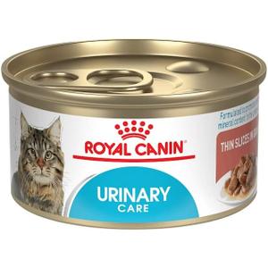 Royal Canin, Feline Care Nutrition Urinary Care Thin Slices in Gravy Adult Wet Cat Food, 3 Ounce (EXP 04/18/28)