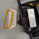 30W Rechargeable Work Light, 3000 Lumen Magnetic Work Light Battery Powered, Waterproof Portable Cordless Job Site Lighting for Construction Site, Workshop, Garage, Camping, and Car Repairing