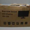 21.5 inch Computer Monitor 1920x1080 PC Monitor with HDMI VGA AV BNC USB Ports, 60Hz, 5Ms, VESA, Display Build-in Speakers for Office Home