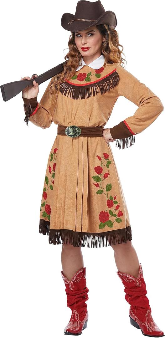 Women's Annie Oakley Costume (X-Large, Tan)