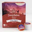 Constellation Tea Spiced Chai Black Tea Pods Compatible with K Cup Brewers Including 2.0, 40 Count