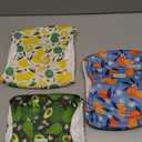 wegreeco Washable Male Dog Belly Band (Stylish Pattern)- Pack of 3 - Washable Male Dog Belly Wrap, Dog Diapers Male (Fruit, X-Large)