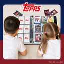 Topps Basketball Binder - 9 Pocket Trading Card Binder, Premium Durable Material, 35 Top-Loading Pages, 450 Card Capacity, Folder for Collectible Card Games, Sports, TCG