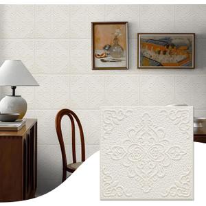Alow Peel and Stick Ceiling Tiles, Waterproof 3D Ceiling Tile,Self Adhesive for Kitchen,Dining Room,Bedroom(13.8in x 13.8in,16pcs) (Vintage Vine)