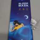 Mavogel Cotton Sleep Eye Mask - Breathable Light Blocking Sleep Mask, Soft Comfortable Night Eye Mask for Men Women, Eye Cover for Travel/Sleeping/Shift Work, Includes Travel Pouch (Purple)