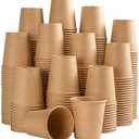 Lamosi 5 oz Paper Cups Disposable - 300 Count, Kraft Paper Cups for Bathroom Mouthwash, 5 ounce Espresso Coffee Cups for Home, Kitchen, Office