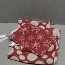 JOYIN 6 PCs Fabric Gift Bags Red Elegant Color with 3 Sizes for Each Season, holiday present Giving, Holiday Presents Dcor, Giant Gifts Decorations.