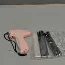 Stitch Gun for Clothing, Stitchy Gun Quick Clothes Fixer, Dress Tagging Gun-Includes 2,000 Black Fasteners & 2,000 White Fasteners & 6 Needles (Rose Red/White)