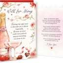 4 x Romantic Valentines Card for Wife,Funny Anniversary Card & Gifts for Women,Love Card for Girlfriend Fiancee (hs-345)