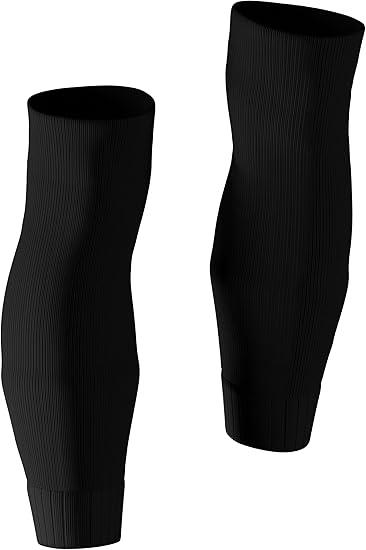 1 Pair Leg Sleeve Compatible With Grip Socks For Soccer, Football, Hockey, Rugby Athletic Socks Black 3 XL