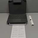 CHESONA for iPad 11th(A16, 2025)/10th(2022) Generation Case with Keyboard, Smart Trackpad, 15-180 Adjustable Case with Pencil Holder, 7 Colors Magnetic Backlit Keyboard (Grey)