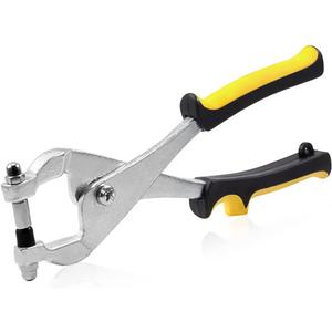 SPEEDWOX 10 Inch Ceiling Grid Punch Pliers - 3.24mm Grid Hole Punch for Rivets - Multifunctional Puncher for Thin Metal Sheet Decoration