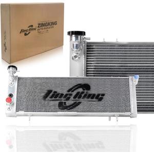 1193 CU1193 All Aluminum Radiator 3-Row Race Radiator Compatible with 1991-2002 Jeep Cherokee XJ/Comanche 2.5L L4 4.0L L6