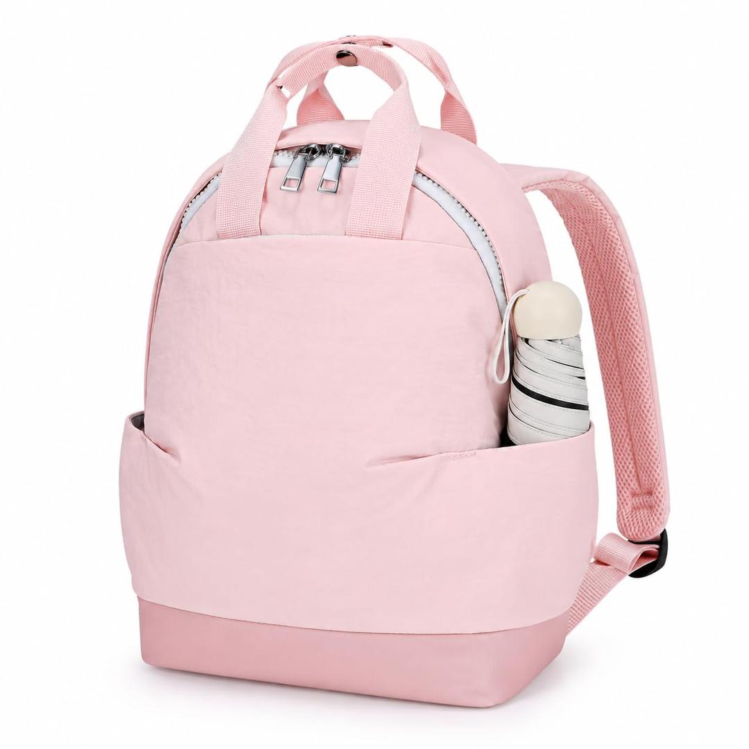 Xieyiwei Backpack for Women Fashion Small Bookbag, Water Resistant Lightweight Nylon Daypack for Travel, Hiking & Daily Use