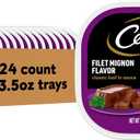 Cesar Wet Dog Food Classic Loaf in Sauce Filet Mignon Flavor, 3.5 oz. Easy Peel Trays (24 Count, Pack of 1)