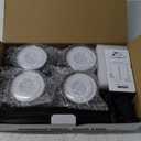 nipify 4 Pack Solar Spot Lights Outdoor Waterproof, Solar Spotlight Light for Outside Yard Landscape Lighting Pathway Lights Wall Auto On/Off, RGB (Multicolor)