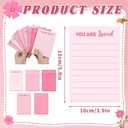 Eaasty 10 Pcs Pink Inspirational Sticky Notes 4x6 Inch Motivational Self Adhesive Sticky Note with Line Fun Positive Pad Gift Bulk for CNA Nurse Teacher Employee Coworker Office Study Supplies