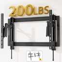 monTEK Heavy Duty Tilting TV Wall Mount Barckt for 3790" TVs up to 200 lbs Low Profile, Universal Fit, Tilt & Swivel Adjustment, 6.8" Extension, Fits 16"/18"/24" Studs, Max VESA 600x400mm