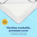 Graco 6-Inch Dual-Comfort Crib & Toddler Mattress - GREENGUARD Gold, CertiPUR-US Certified Foam, Machine Washable Cover with 100% Waterproof Surface, Fits Standard Full Size Baby Crib and Toddler Bed, 52x28x6 Inch