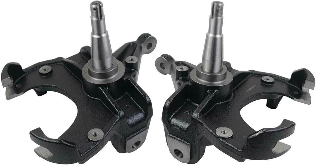 2.5" Front Drop Spindles Lowering Kit 2WD W/ 1.25" Brake Rotors For 1973-1980 Chevrolet C10 Suburban C10 Pickup For 1973-1974 Chevrolet Blazer For 1975-1980 Chevrolet K5 Blazer