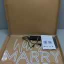 Will You Marry Me? LED Neon Light Sign | 23X17.5 Inch - Warm White | Custom Wedding Neon Sign, Marriage Proposal Decor, Home Wall Decor, Wedding Party Backdrop