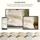 Bedsure 100% Organically Grown Bamboo Viscose King Size Sheets Set | Cooling Bedsheets for Hot Sleepers | Luxury Silky Soft | 18" Deep Pocket with Corner Straps | Oeko-Tex Certified [Beige]