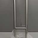 Toilet Grab Bar 30.3 Inch, Munzong Anti-Slip Handicap Grab Bars with Paper Holder, Flip-Up Bathroom Toilet Safety Rails, Stainless Steel Knurled Support handrails for Seniors Elderly Disabled Pregnant (Satin Nickel)