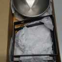 Raised cat Bowls for Indoor Cats by WinTruffles, Elevated cat Bowls, Tilted and Elevated Anti Vomiting Cat Dishes for Food and Water, Set of 2 Stainless Steel Bowl