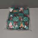 ANGELGGH Family Matching Christmas Onesie Pajamas, Vacation Cute Printed One Piece Pajamas, Xmas Hooded Holiday Sleepwear (Medium, Green Plaid Santa)