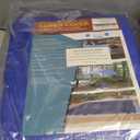 Large Waterproof Tarp - Heavy Duty 10 Mil Thick Poly Tarpaulin Ideal for Canopy Tents, Boats, RV or Pool Covers - Multipurpose Protective Tarps with Grommets for Indoor and Outdoor Use | 10' x 20' (Blue-medium Weight Protection)