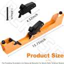 2 Pack N087371 DW7231 Miter Saw Mounting Brackets Compatible With DeWalt DW723, DWX723, DWX724, DWX725, DWX725B, DW730, DE7030, DW7231, DE7025-XJ Heavy Duty Miter Saw