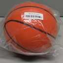 Silent Basketball Official (29.5") or Women's 28.5" - Grooved PU Foam Design for Realistic Bounce, Airless Indoor Training Ball, Quiet Dribbling Never Flat - Ideal Gift for Youth Orange