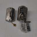 Schlage BE365 V CAM 619 Camelot Keypad Deadbolt, Electronic Keyless Entry Lock, Satin Nickel