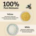 Beeswax Pellets for Candle Making 5lb/10lb/20lb Natural Beeswax for Candles, Lip Balms, and Skincare White Beeswax for DIY Projects Ideal for Beginners and Experts20lb